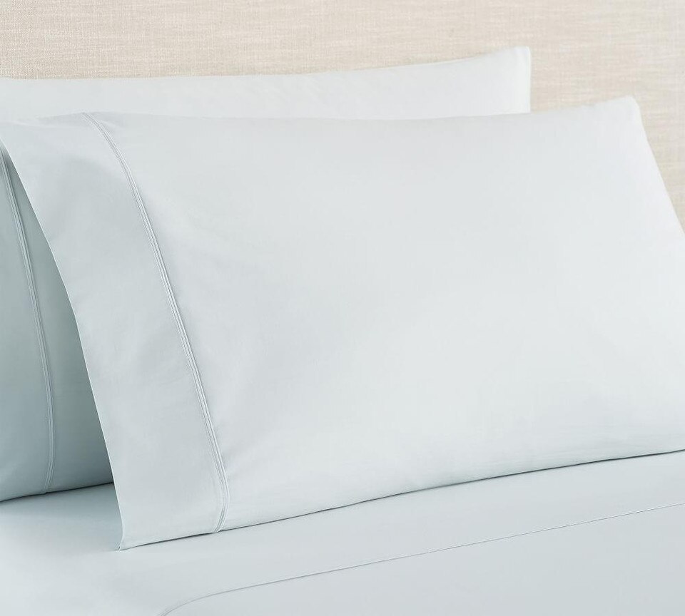 PB Classic 400ThreadCount Organic Percale Pillowcases Pottery Barn